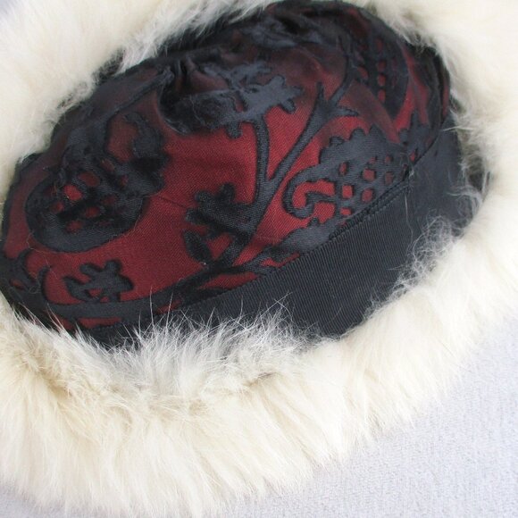 Vintage Cream Fur Hat - Picture 6 of 6